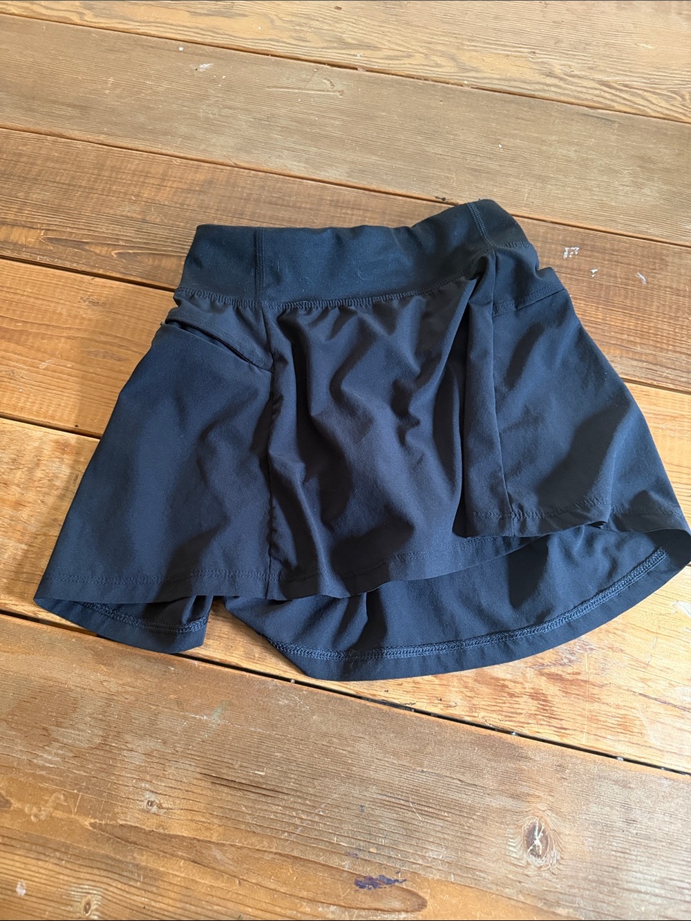 all in motion Black Girls' Athletic Skort with Built-In Shorts